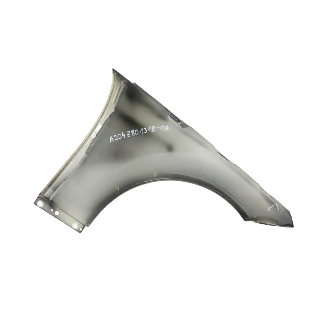 Mercedes W204 Side Wing Panel Fender Front Left N/S Obsidian Black Metallic 197 - SKU A2048801318-OB - Part number A2048801318