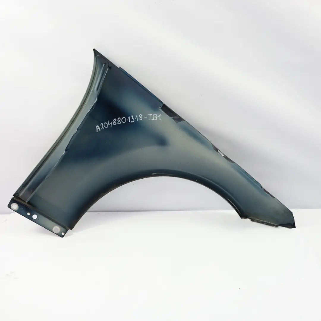 Mercedes W204 Guardabarros Lateral Izquierdo Delantero Tanzanite Blue - 359 - SKU A2048801318-TB1 - Número de pieza A2048801318