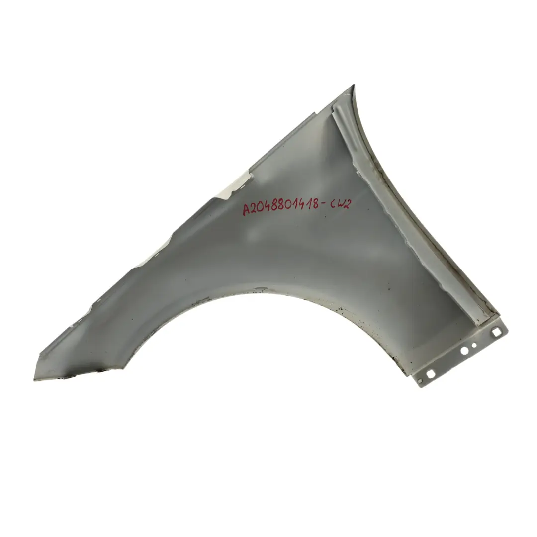 Mercedes W204 S204 Parafango Anteriore Destro Bianco Calcite - SKU A2048801418-CW2 - Numero di parte A2048801418