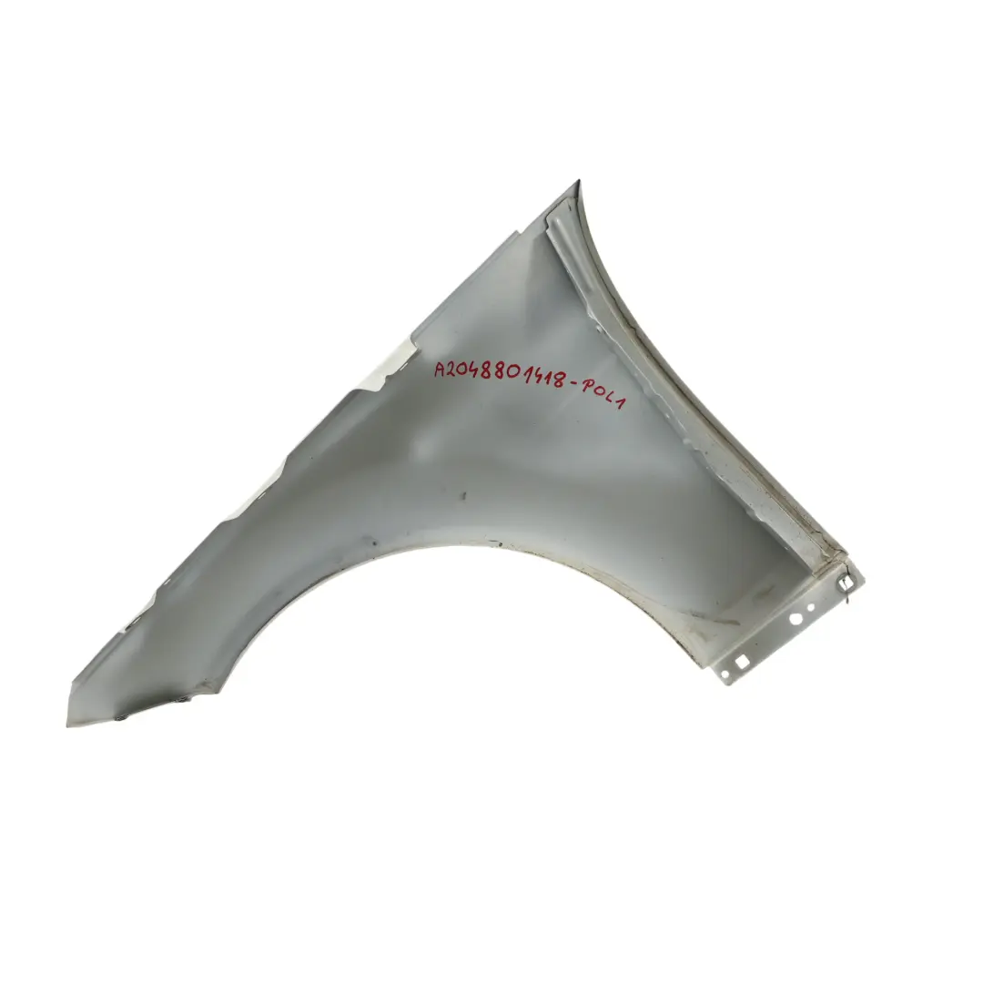 Side Wing Panel Front Right O/S Fender Polar White - 149 to Mercedes W204 with Part number A2048801418 Mercedes W204 Side Wing Panel Front Right O/S Fender Polar White - 149 - SKU A2048801418-POL1 - Part number A2048801418