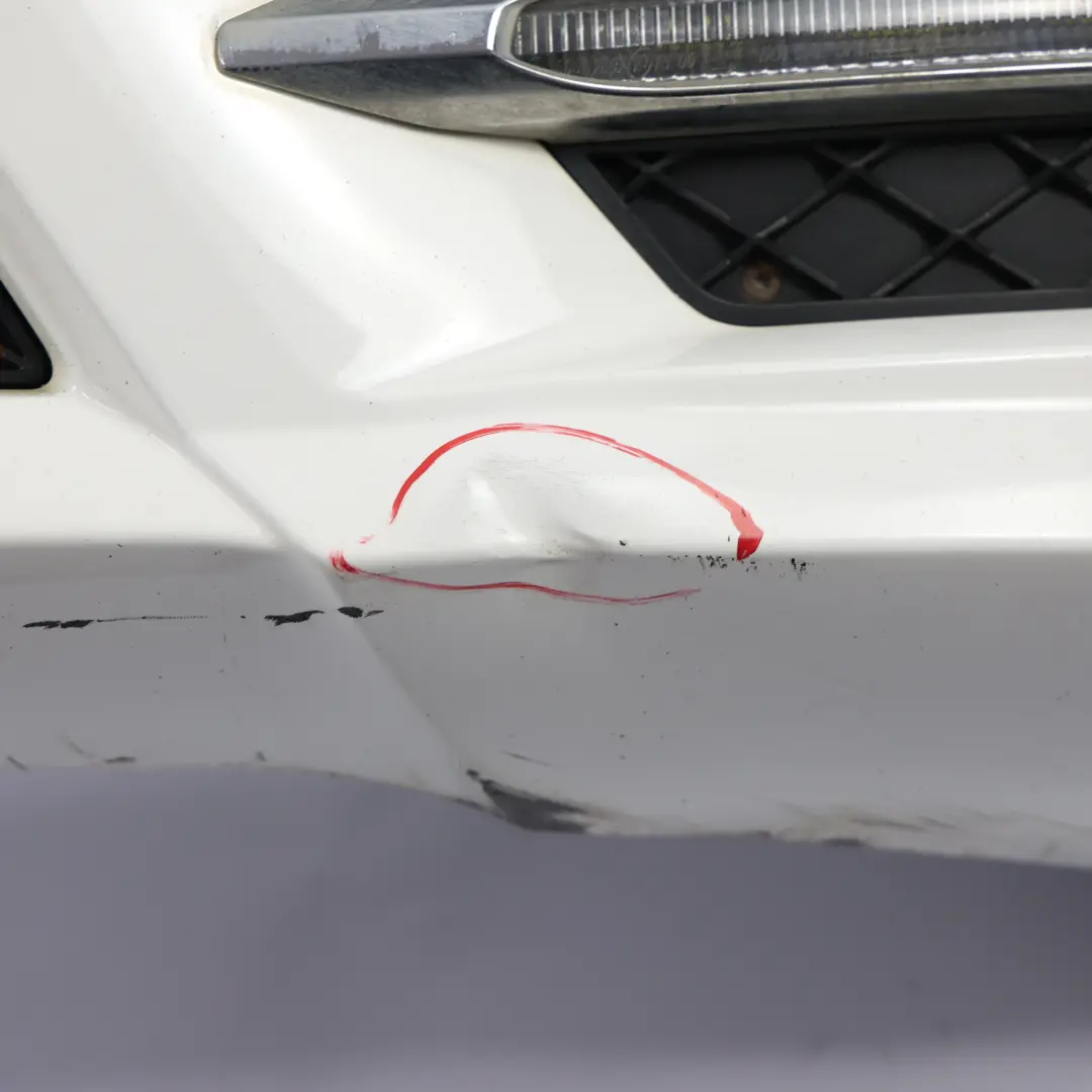 Front Bumper AMG Trim Panel Cover Polar White - 149 to Mercedes W204 with Part number A2048802849 Mercedes W204 Front Bumper AMG Trim Panel Cover Polar White - 149 - SKU A2048802849-POL - Part number A2048802849