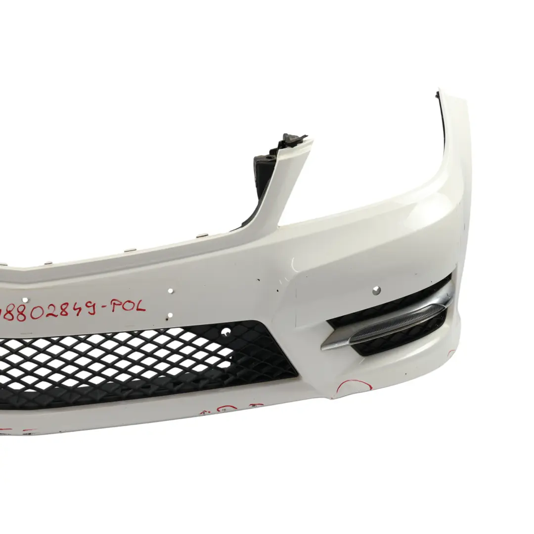 Mercedes W204 Przedni Zderzak AMG Osłona Polar White Biały - 149 - SKU A2048802849-POL - Numer Części A2048802849