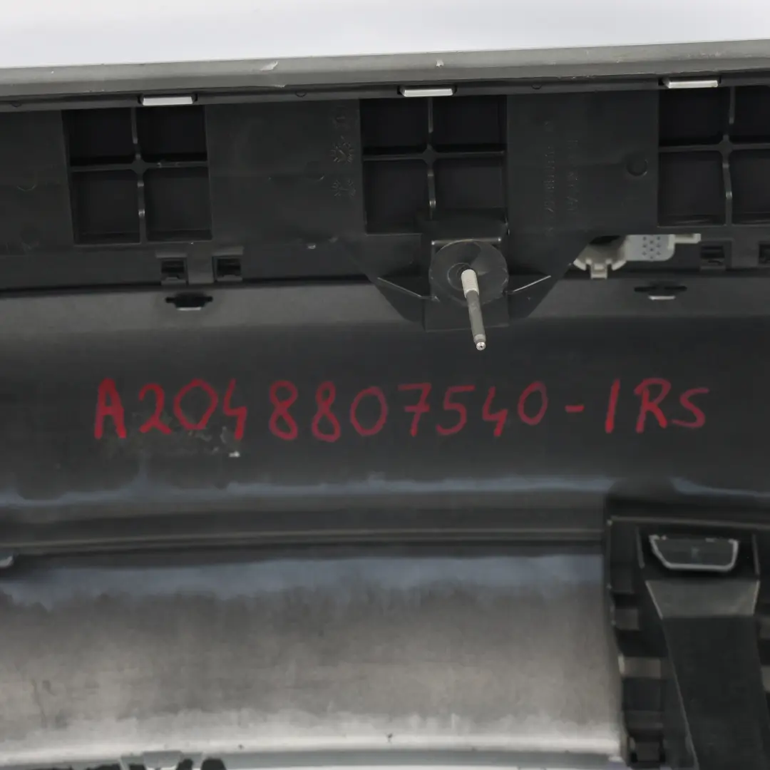 Bumper Avantgarde Trim Panel Iridium Silver Metallic - 775 to Mercedes W204 Rear with Part number A2048807540 Mercedes W204 Rear Bumper Avantgarde Trim Panel Iridium Silver Metallic - 775 - SKU A2048807540-IRS - Part number A2048807540