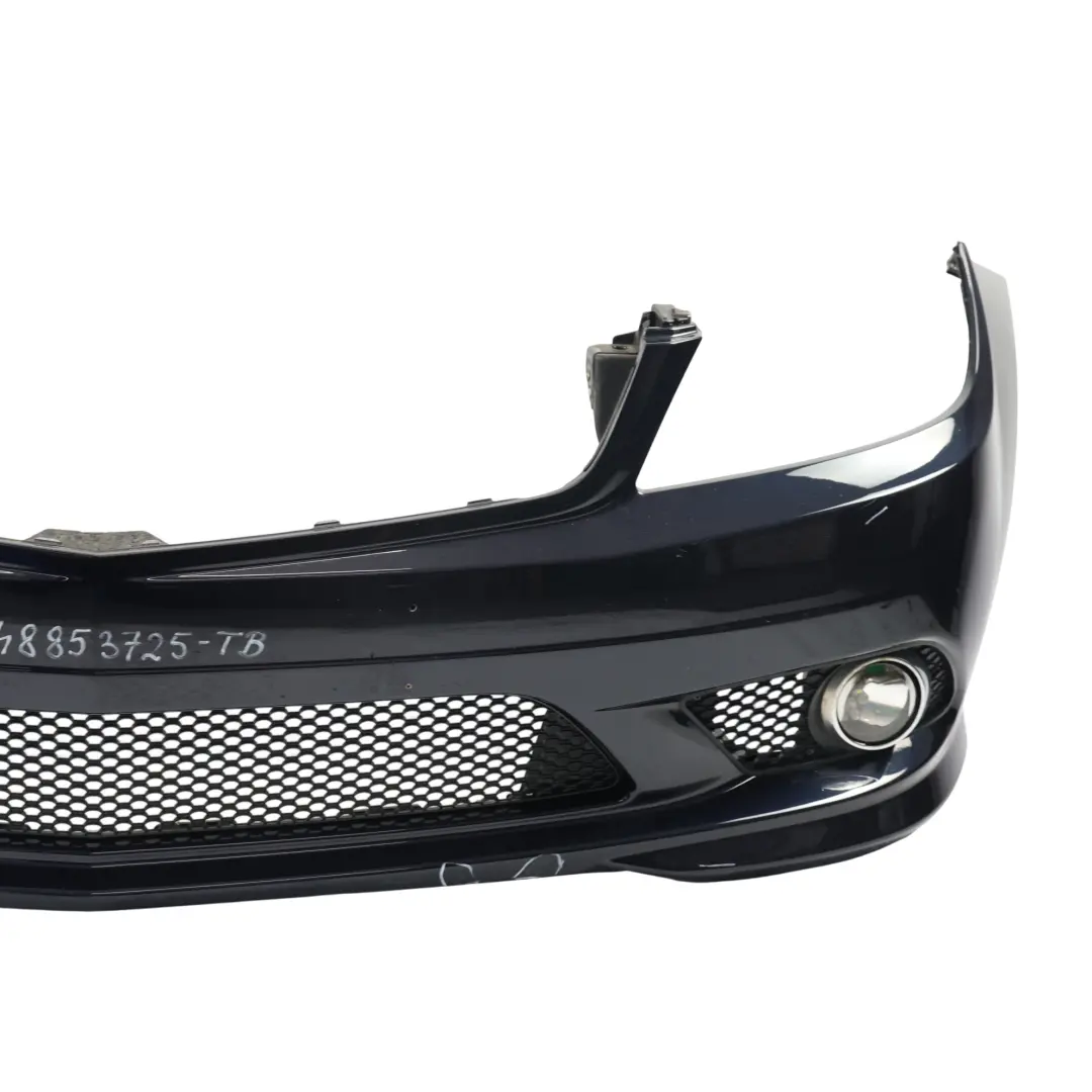 Mercedes W204 Przedni Zderzak AMG Tanzanite Blue Niebieski Metalik - 359 - SKU A2048853725-TB - Numer Części A2048853725