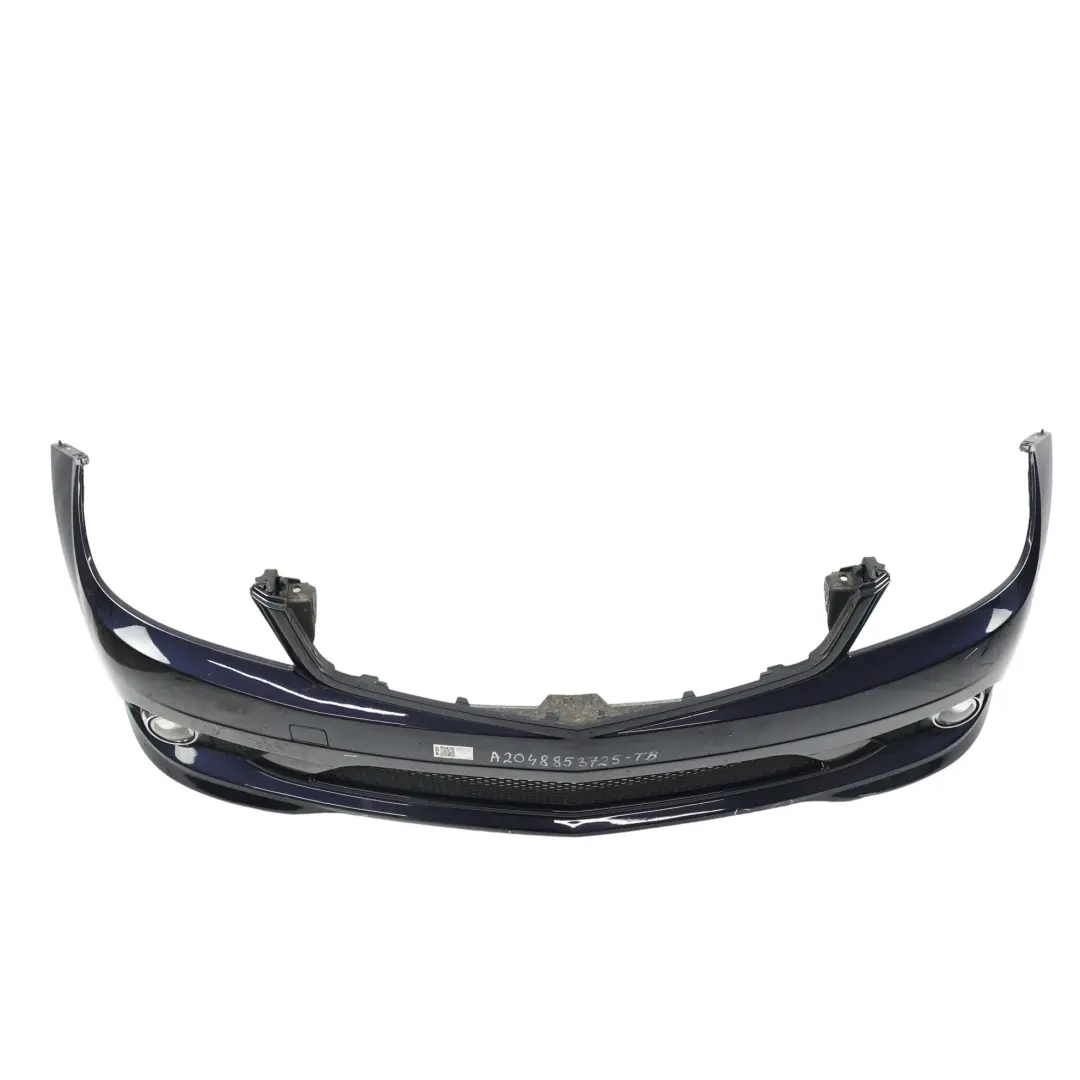 Front Bumper AMG Trim Panel Cover Tanzanite Blue Metallic - 359 to Mercedes W204 with Part number A2048853725 Mercedes W204 Front Bumper AMG Trim Panel Cover Tanzanite Blue Metallic - 359 - SKU A2048853725-TB - Part number A2048853725