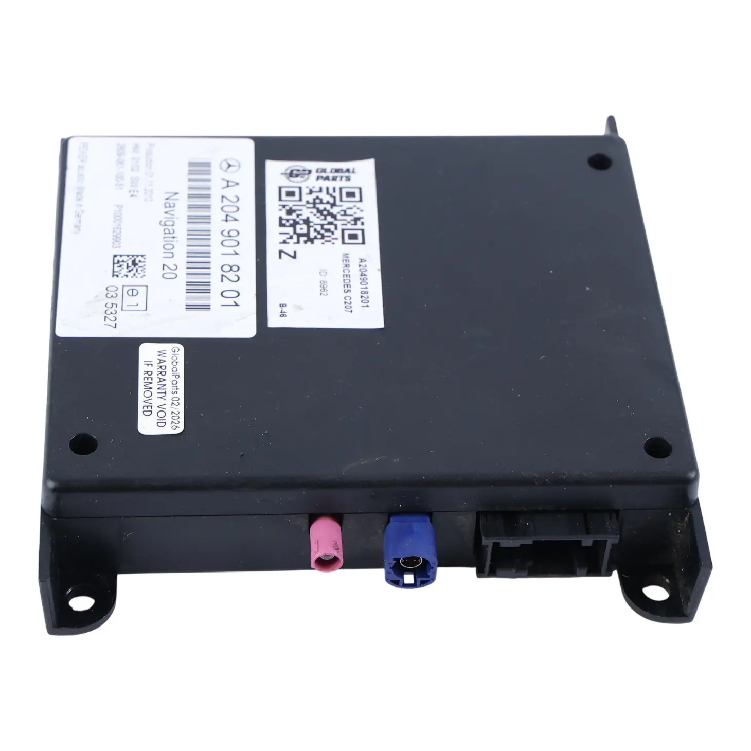 Mercedes W204 C207 W212 W218 Module De Commande De Navigation A2049018201