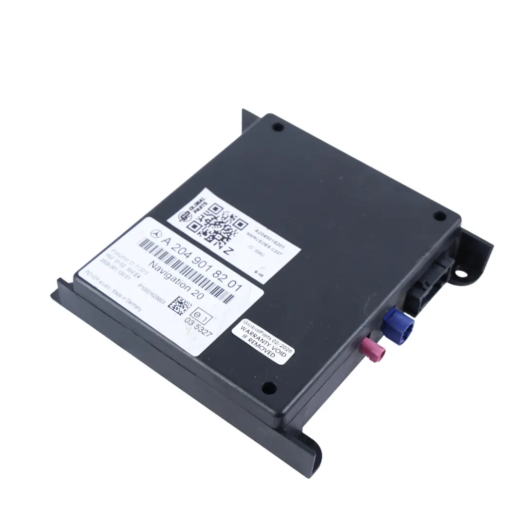 W218 Module De Commande De Navigation pour Mercedes W204 C207 W212 à propos du numéro de pièce A2049018201 Mercedes W204 C207 W212 W218 Module De Commande De Navigation - SKU A2049018201 - Numéro de pièce A2049018201
