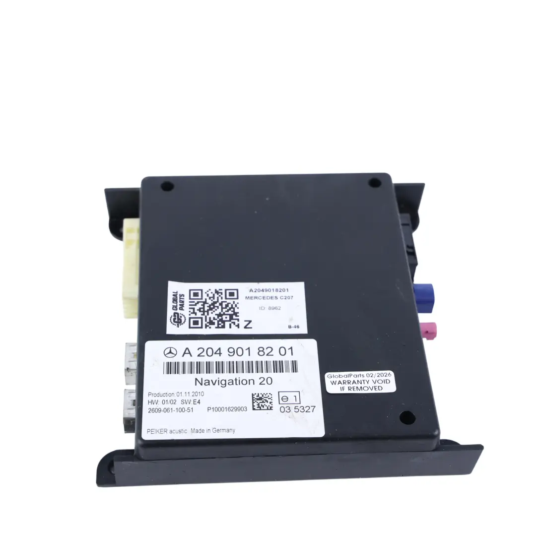 W218 Navigation Control Unit Module to Mercedes W204 C207 W212 with Part number A2049018201 Mercedes W204 C207 W212 W218 Navigation Control Unit Module - SKU A2049018201 - Part number A2049018201