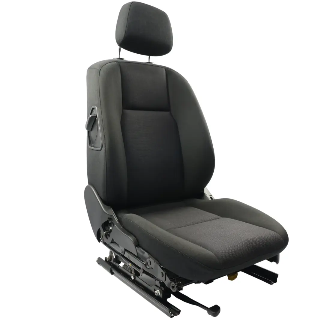 Mercedes W204 Front Seat Electric Fabric Aberdeen Cloth Black Left N/S - SKU A2049100347-5 - Part number A2049100347