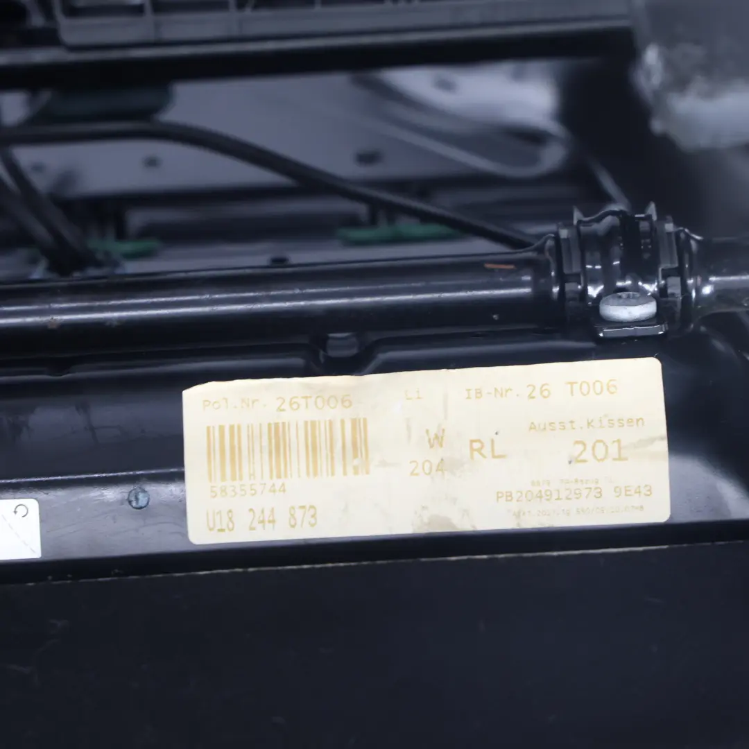 Mercedes W204 S204 Sedile Anteriore Sportivo Elettrico Nero Elettrico Sinistro - SKU A2049104547-6 - Numero di parte A2049104547