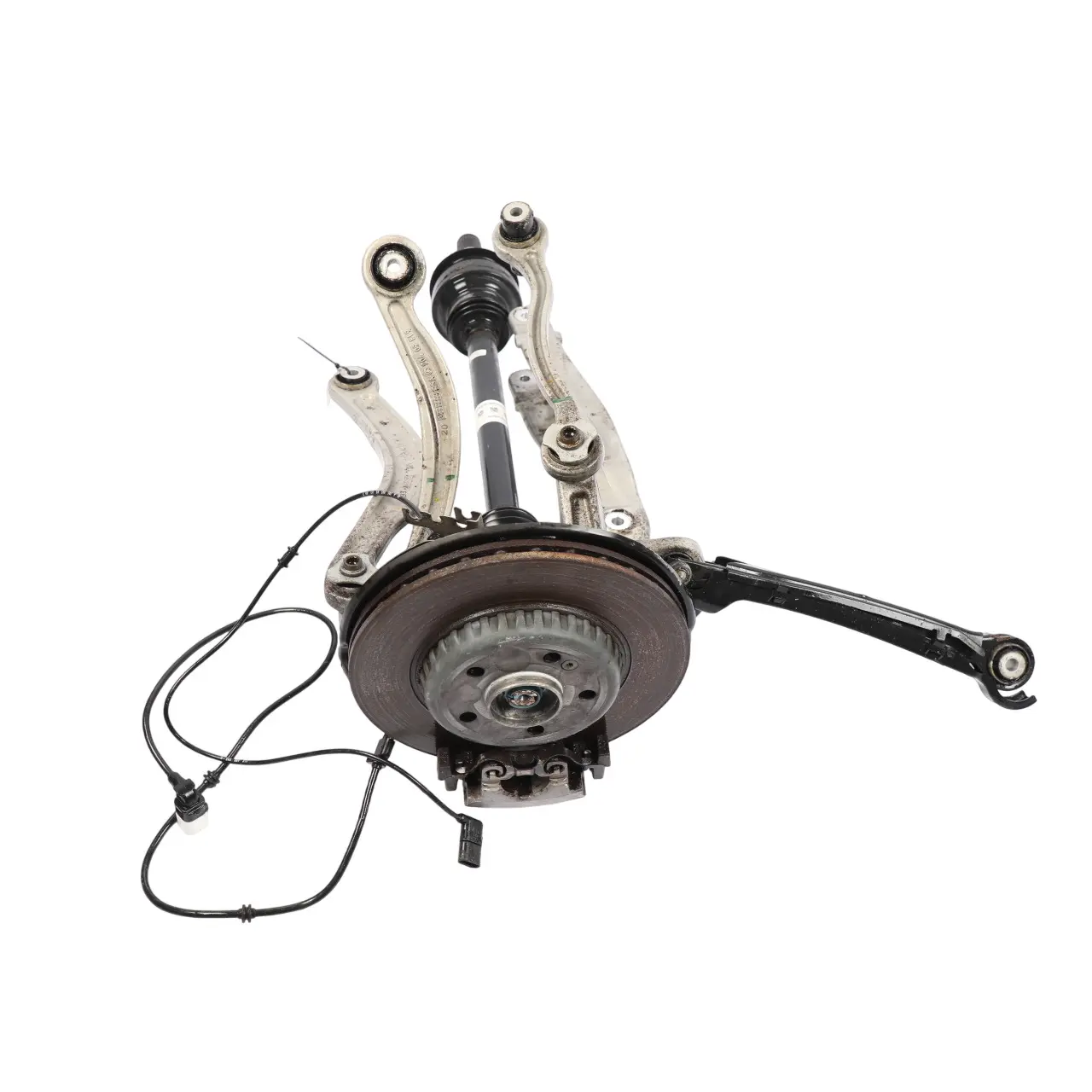 Mercedes W205 C 300de Rear Right O/S Suspension Leg Brake Disc Wheel Hub Carrier