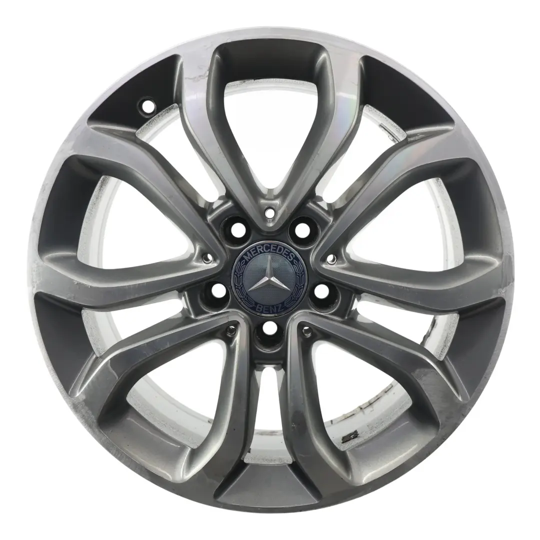 Wheel Rim Mercedes W205 Alloy 5-Double-Spoke 17" 7J ET:48,5 - SKU A2054010200-1 - Part number A2054010200