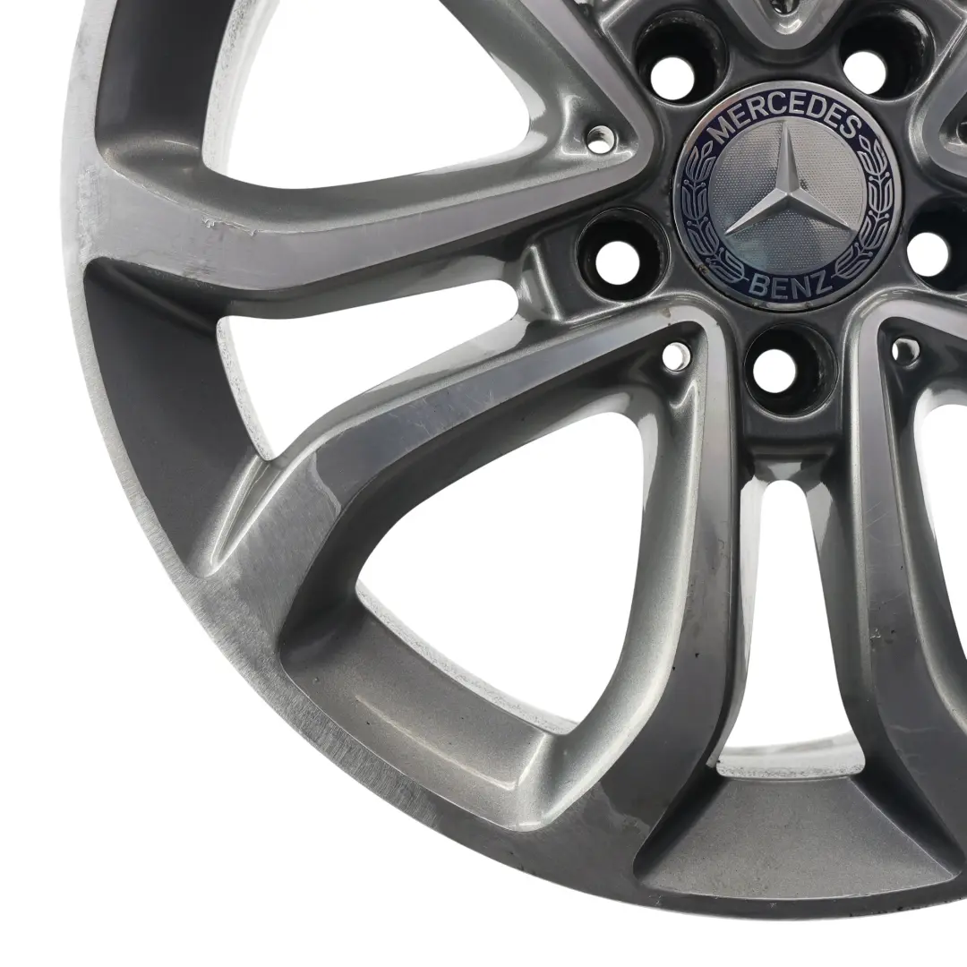  Jante Mercedes W205 Jante alliage 5 doubles branches 17" 7J ET:48,5 - SKU A2054010200-1 - Numéro de pièce A2054010200