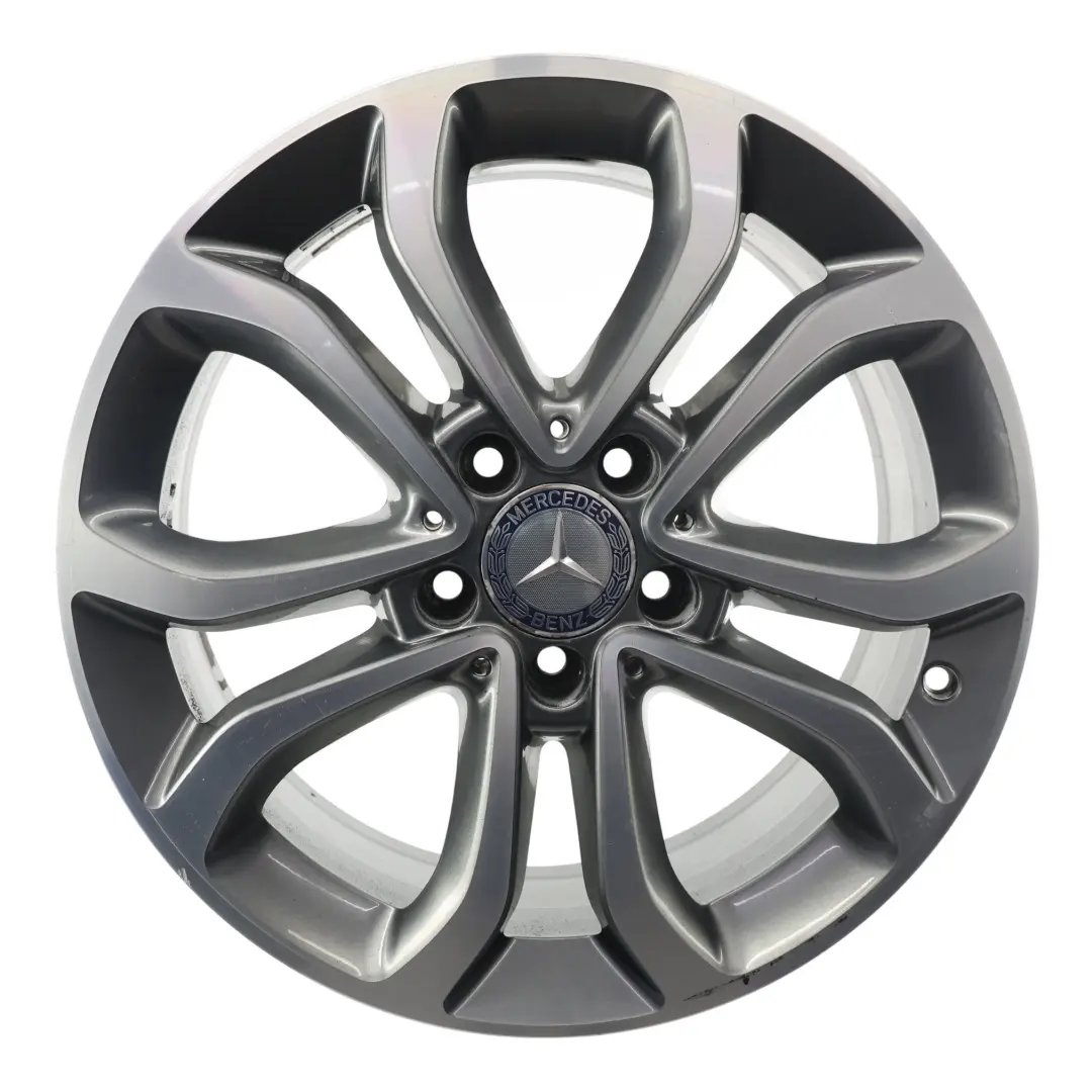 Wheel Rim Mercedes W205 Alloy 5-Double-Spoke 17" 7J ET:48,5 - SKU A2054010200-2 - Part number A2054010200