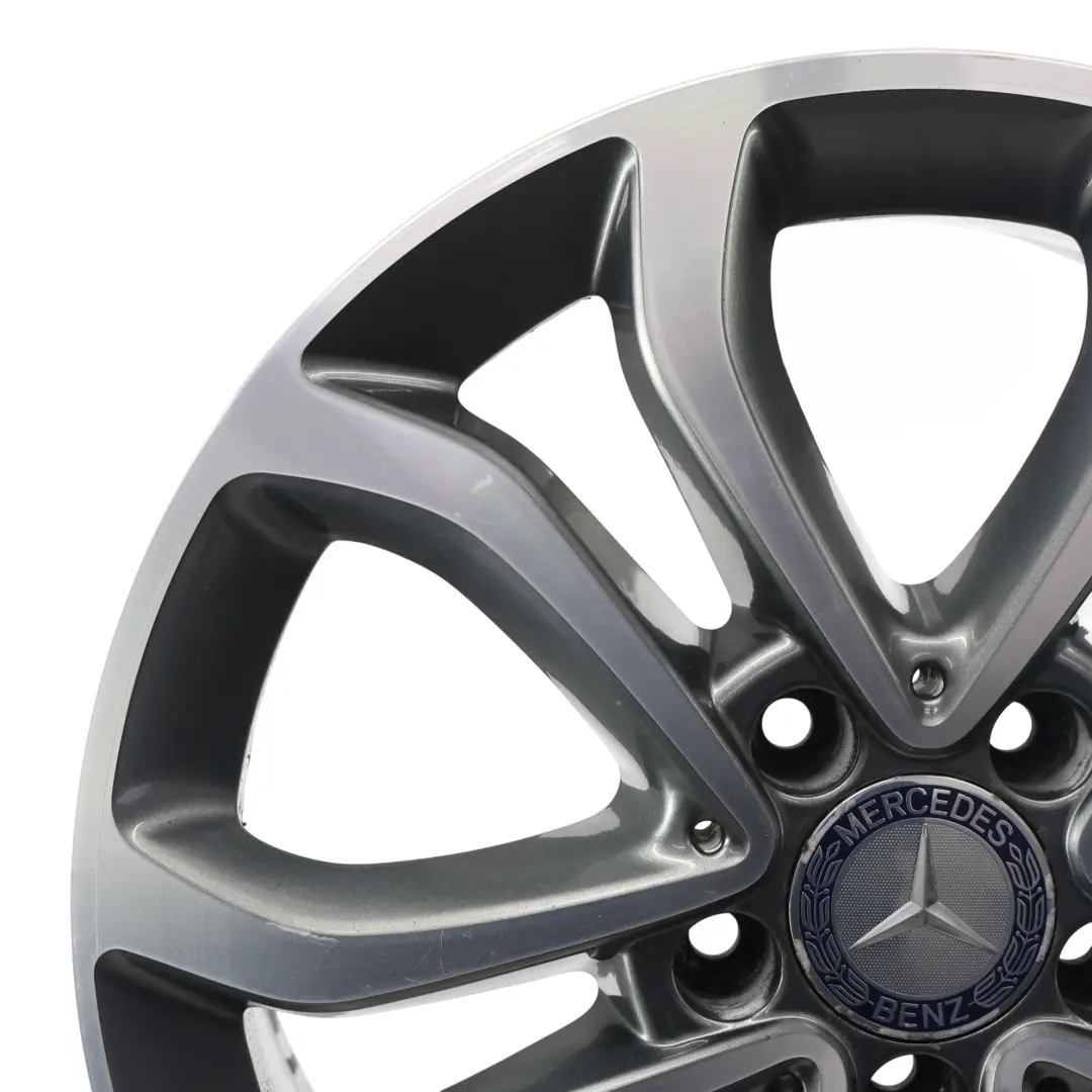 Mercedes W205 Leicht Metall Felge 5-Doppel Speiche 17" 7J ET:48,5 - SKU A2054010200-2 - Teilenummer A2054010200