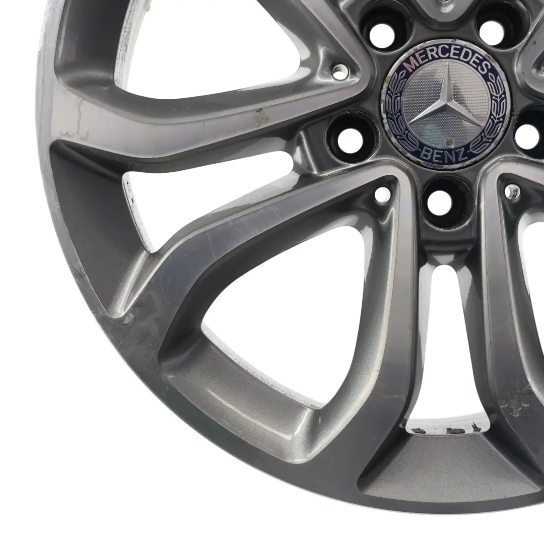 Leichtmetallfelge 5 Doppelspeiche 17" 7J ET:48,5 für Mercedes W205 mit Teilenummer A2054010200 Mercedes W205 Leichtmetallfelge 5 Doppelspeiche 17" 7J ET:48,5 - SKU A2054010200-3 - Teilenummer A2054010200