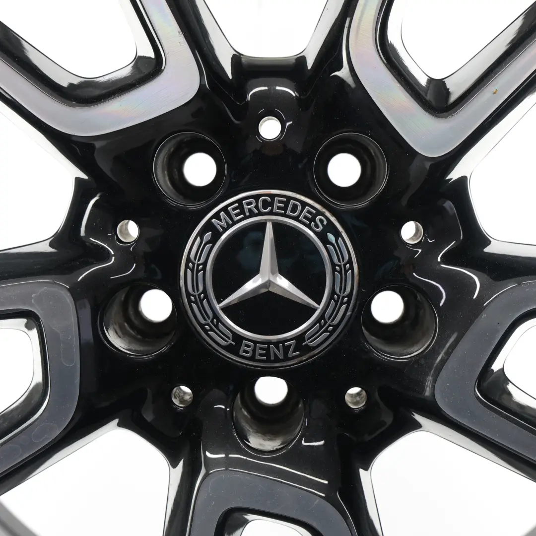 Alloy Rim 19" 8.5J ET:52 5 Double Spoke to Mercedes C205 AMG Rear Wheel with Part number A2054012300 Mercedes C205 AMG Rear Wheel Alloy Rim 19" 8.5J ET:52 5 Double Spoke - SKU A2054012300-1 - Part number A2054012300