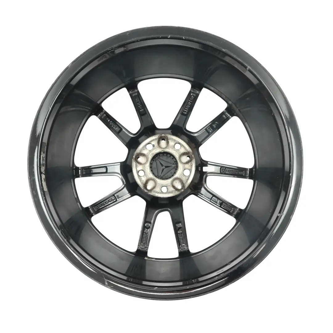Alloy Rim 19" 8.5J ET:52 5 Double Spoke to Mercedes C205 AMG Rear Wheel with Part number A2054012300 Mercedes C205 AMG Rear Wheel Alloy Rim 19" 8.5J ET:52 5 Double Spoke - SKU A2054012300-2 - Part number A2054012300