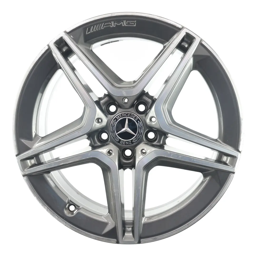 Mercedes W205 Alloy Wheel Rim AMG 18" ET:44 7,5J 5 Double Spoke - SKU A2054019500-1 - Part number A2054019500