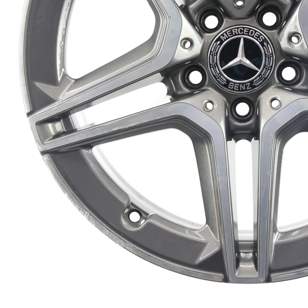 Cerchio in lega AMG 18" ET:44 7,5J 5 Doppie razze per Mercedes W205 con numero di parte A2054019500 Mercedes W205 Cerchio in lega AMG 18" ET:44 7,5J 5 Doppie razze - SKU A2054019500-1 - Numero di parte A2054019500