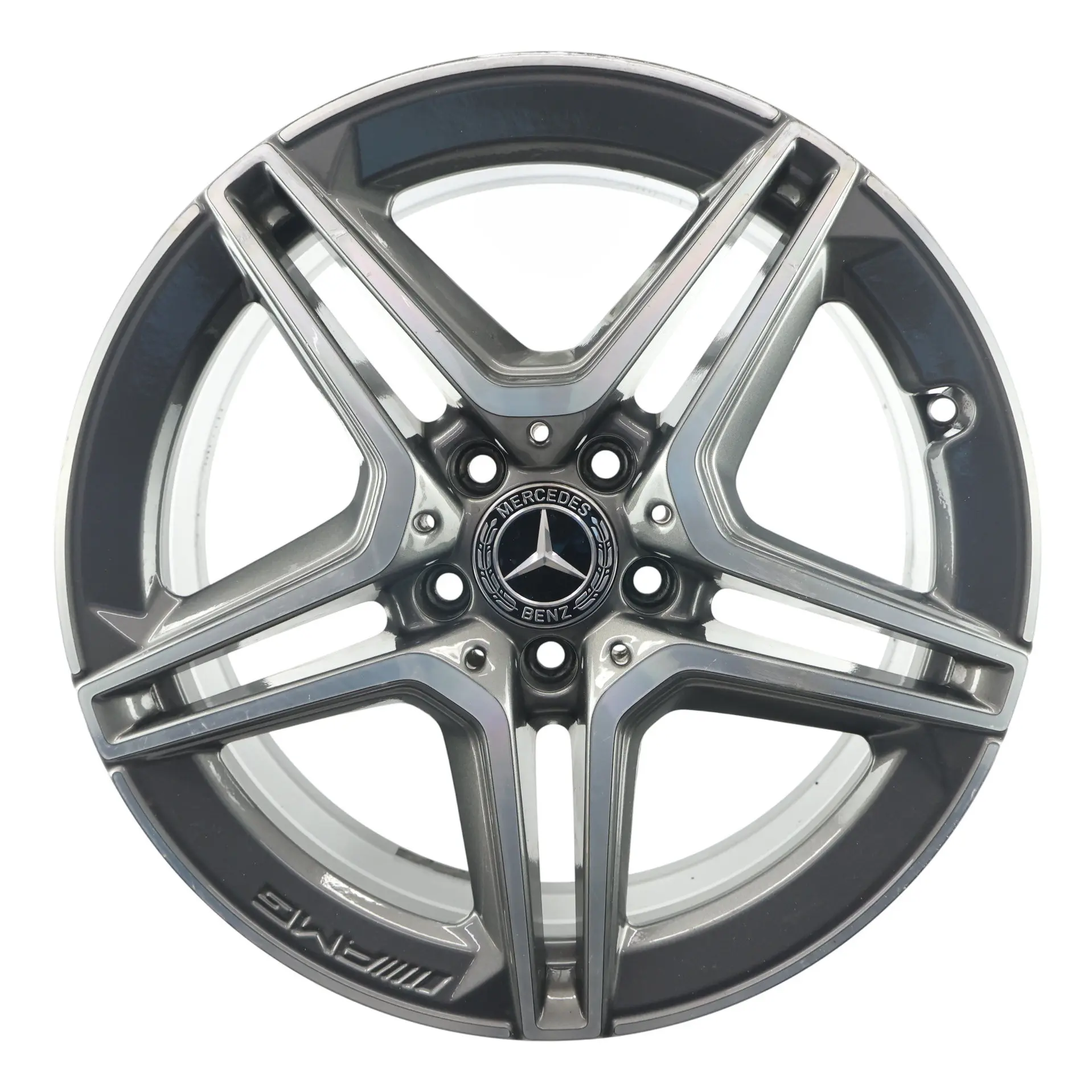 Mercedes W205 Alloy Wheel Rim AMG 18" ET:44 7,5J 5 Double Spoke A2054019500