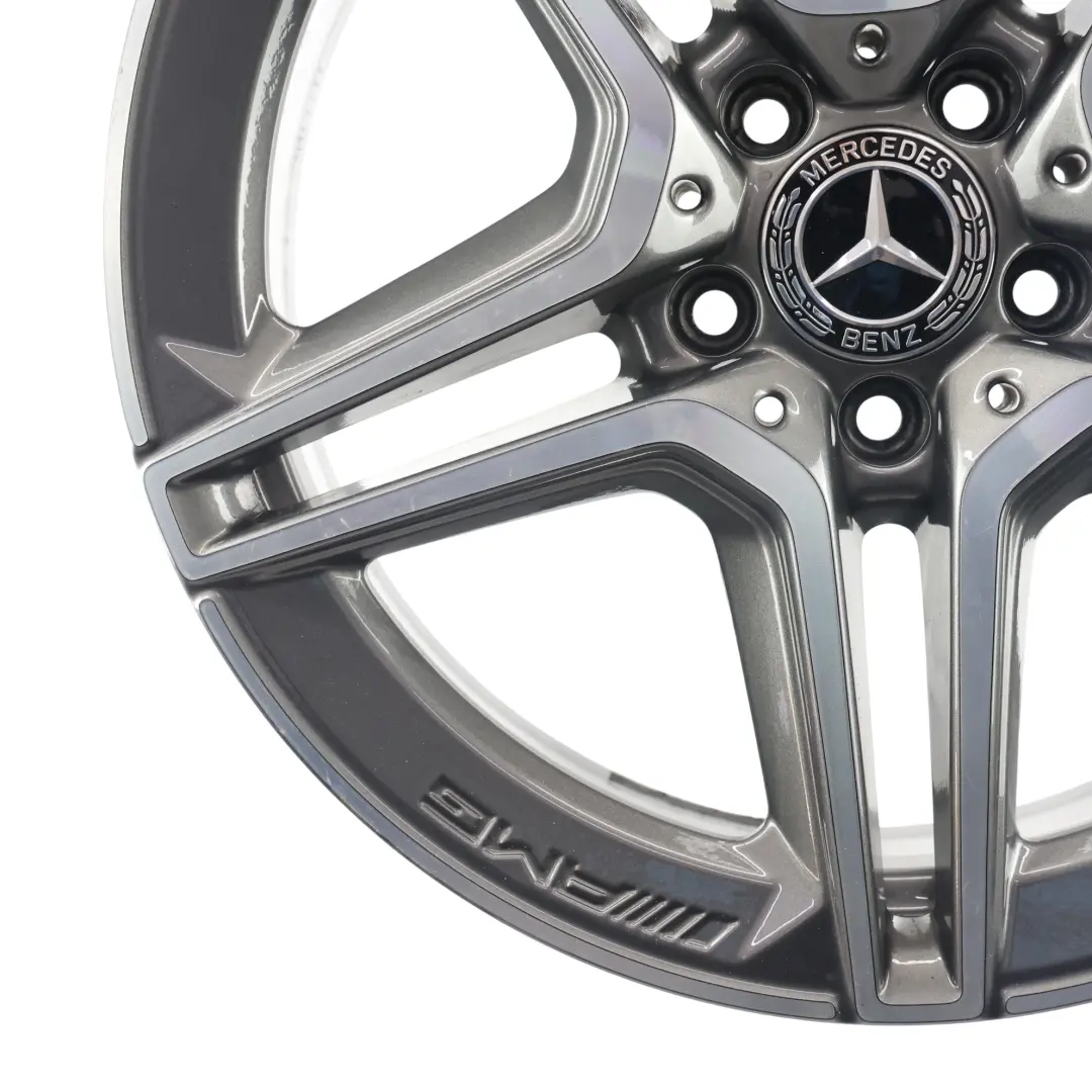 Cerchio in lega AMG 18" ET:44 7,5J 5 Doppie razze per Mercedes W205 con numero di parte A2054019500 Mercedes W205 Cerchio in lega AMG 18" ET:44 7,5J 5 Doppie razze - SKU A2054019500-2 - Numero di parte A2054019500