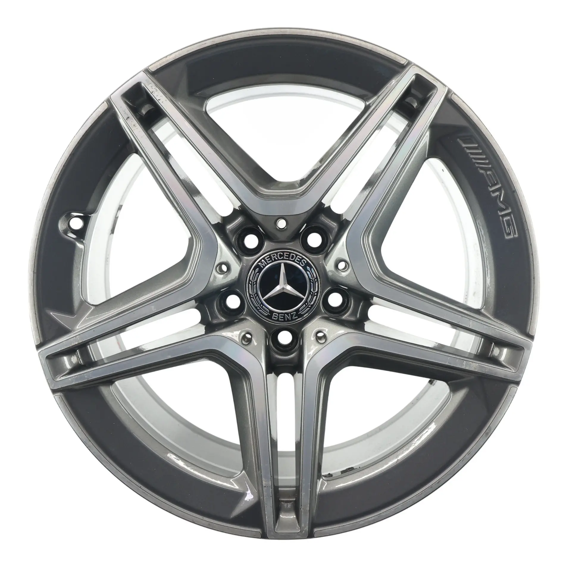 Mercedes W205 Rear Alloy Wheel Rim AMG 18" ET:49 8,5J 5 Double Spoke A2054019600