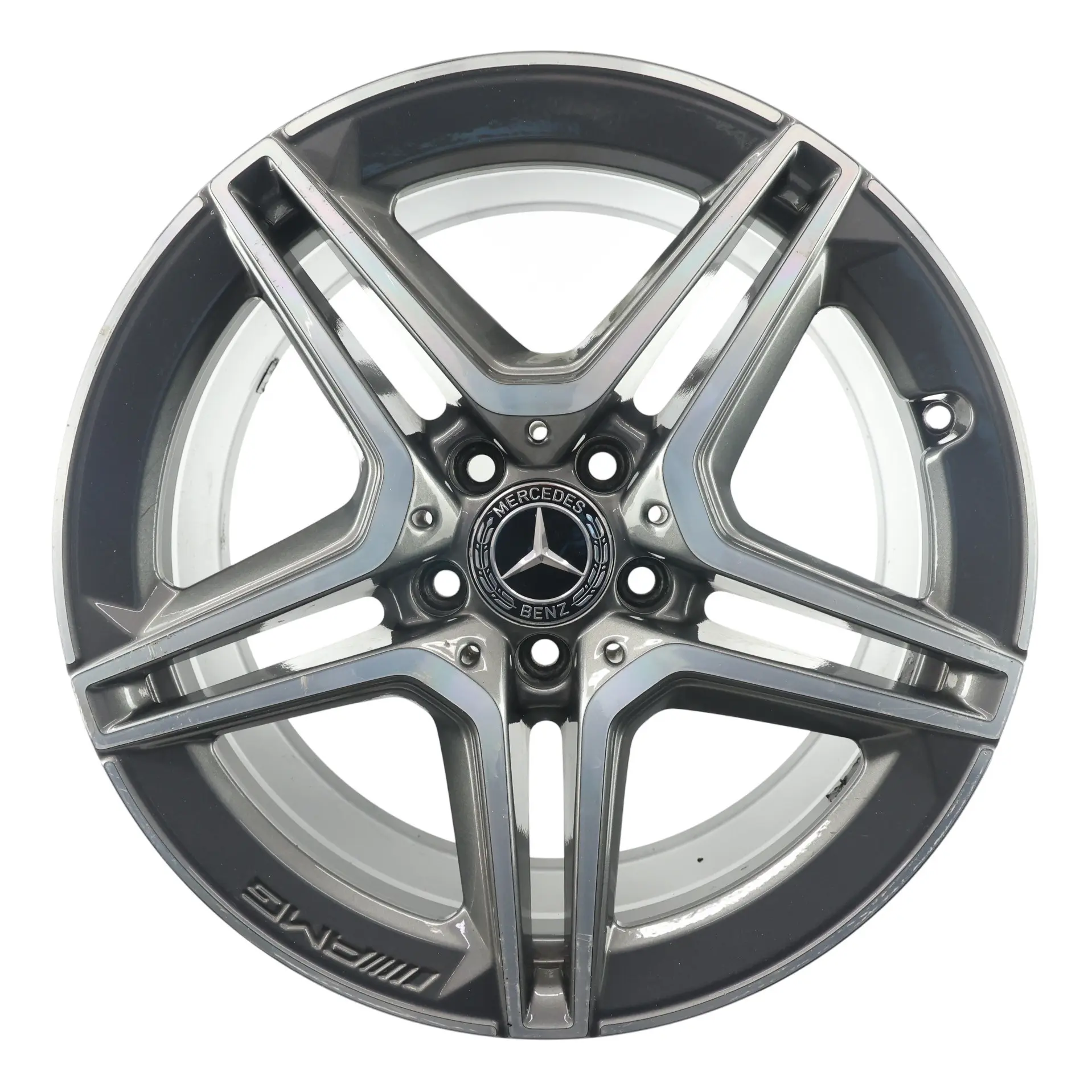 Mercedes W205 Rear Alloy Wheel Rim AMG 18" ET:49 8,5J 5 Double Spoke A2054019600