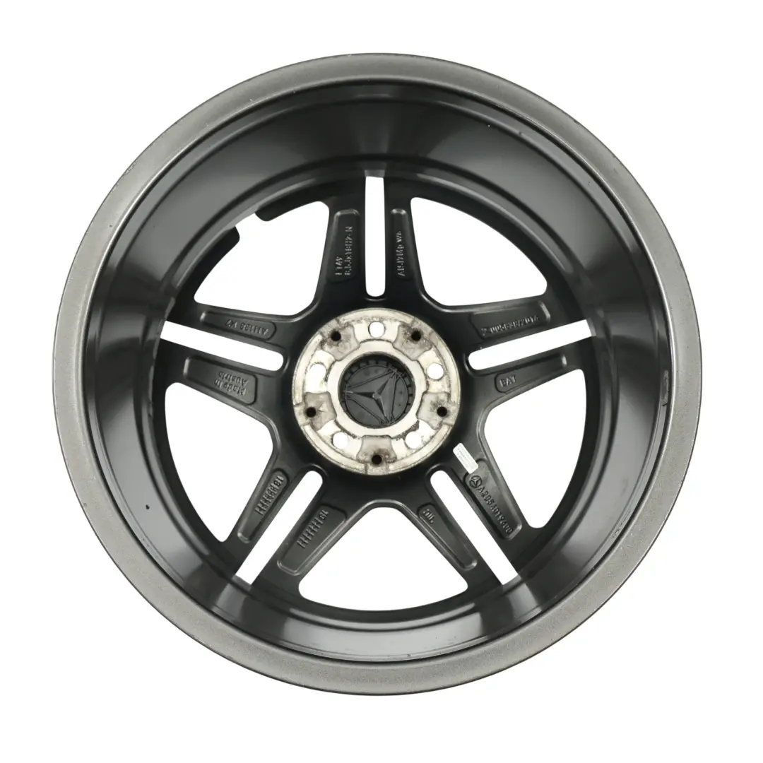 Mercedes W205 Rear Alloy Wheel Rim AMG 18" ET:49 8,5J 5 Double Spoke - SKU A2054019600-2 - Part number A2054019600