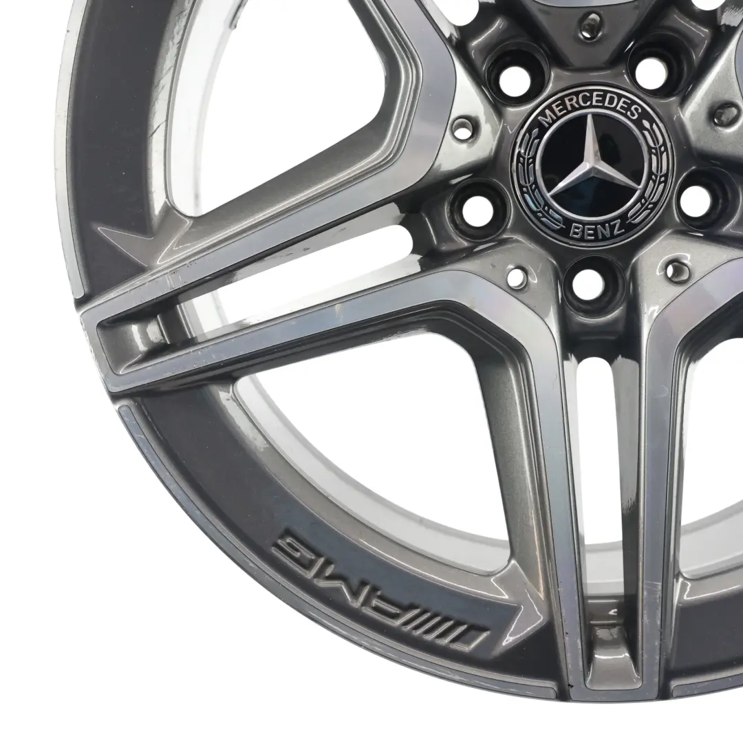 Llanta aleación trasera AMG 18" ET:49 8,5J para Mercedes W205 con número de pieza A2054019600 Mercedes W205 Llanta aleación trasera AMG 18" ET:49 8,5J - SKU A2054019600-2 - Número de pieza A2054019600