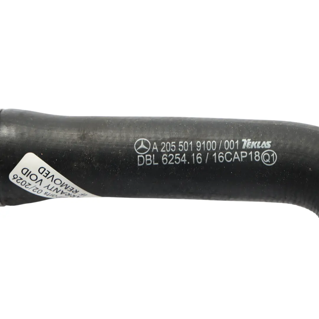 Acqua Refrigerante Tubo Flessibile Linea per Mercedes W205 C300De Hybrid con numero di parte A2055019100 Mercedes W205 C300De Hybrid Acqua Refrigerante Tubo Flessibile Linea - SKU A2055019100 - Numero di parte A2055019100
