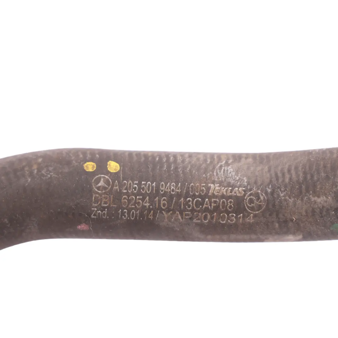 Coolant Hose Tube Line Pipe to Mercedes S205 Engine with Part number A2055019484 Mercedes S205 Engine Coolant Hose Tube Line Pipe - SKU A2055019484 - Part number A2055019484