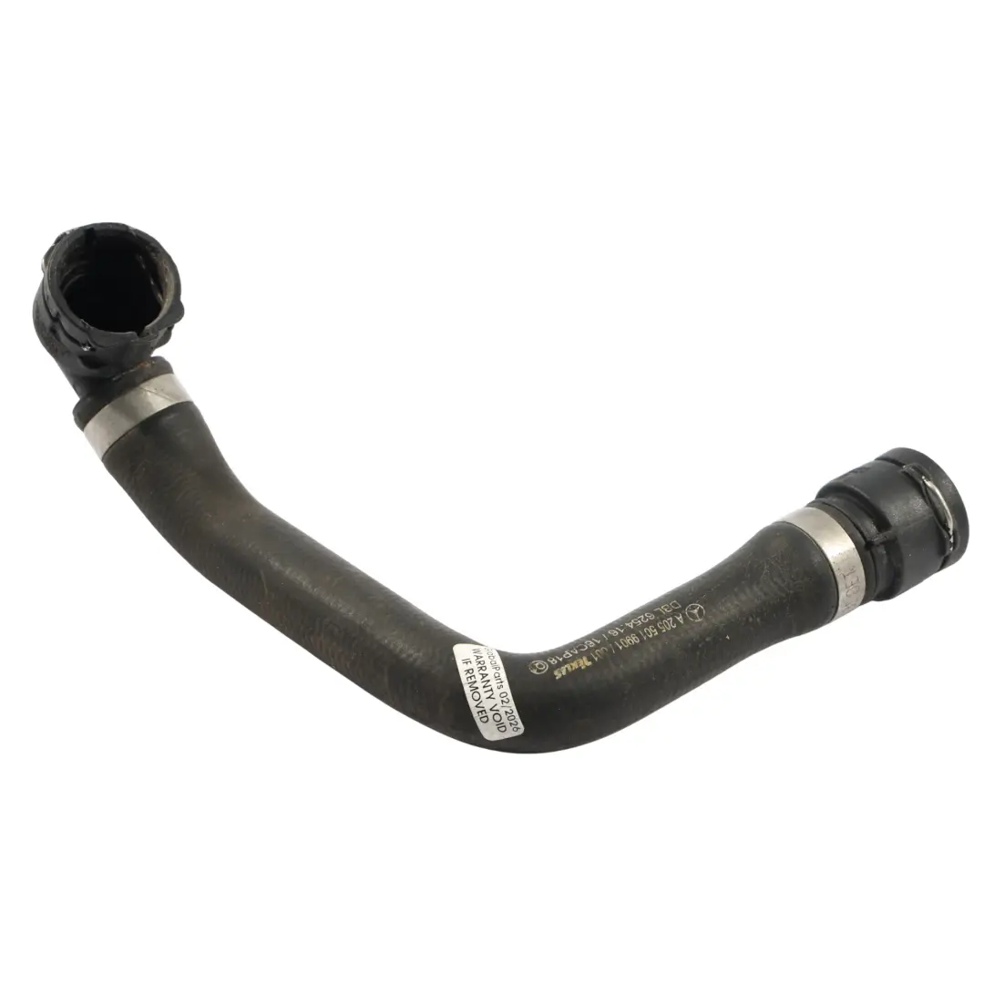 Water Coolant Pipe Hose Line to Mercedes W205 C300de Hybrid with Part number A2055019901 Mercedes W205 C300de Hybrid Water Coolant Pipe Hose Line - SKU A2055019901 - Part number A2055019901