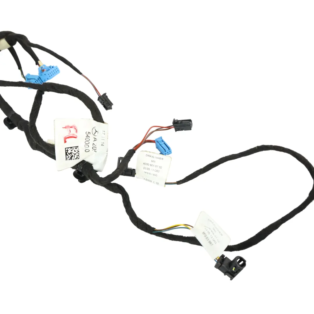 Cableado Puerta Del Lado Pasajero Delantero para Mercedes W205 con número de pieza A2055400010 Mercedes W205 Cableado Puerta Del Lado Pasajero Delantero - SKU A2055400010 - Número de pieza A2055400010