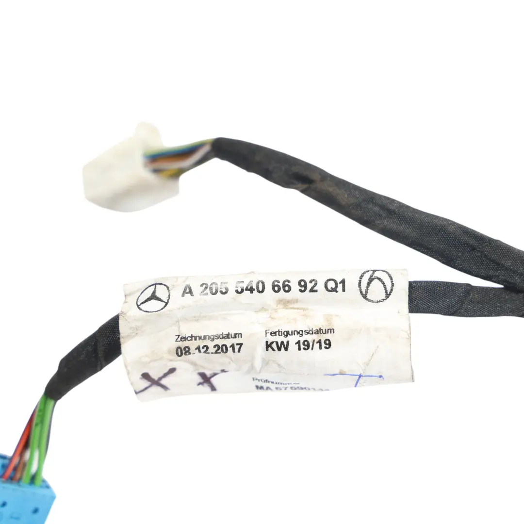 Mercedes C205 Sensore Parcheggio Cablaggio Paraurti Posteriore - SKU A2055406692 - Numero di parte A2055406692