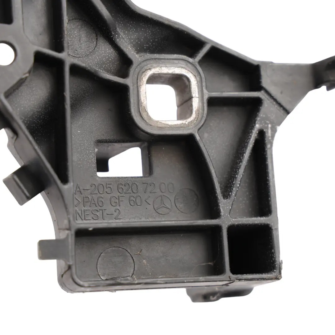 Front Bumper Radiator Support Bracket Mount Upper to Mercedes S205 with Part number A2056207200 Mercedes S205 Front Bumper Radiator Support Bracket Mount Upper - SKU A2056207200 - Part number A2056207200