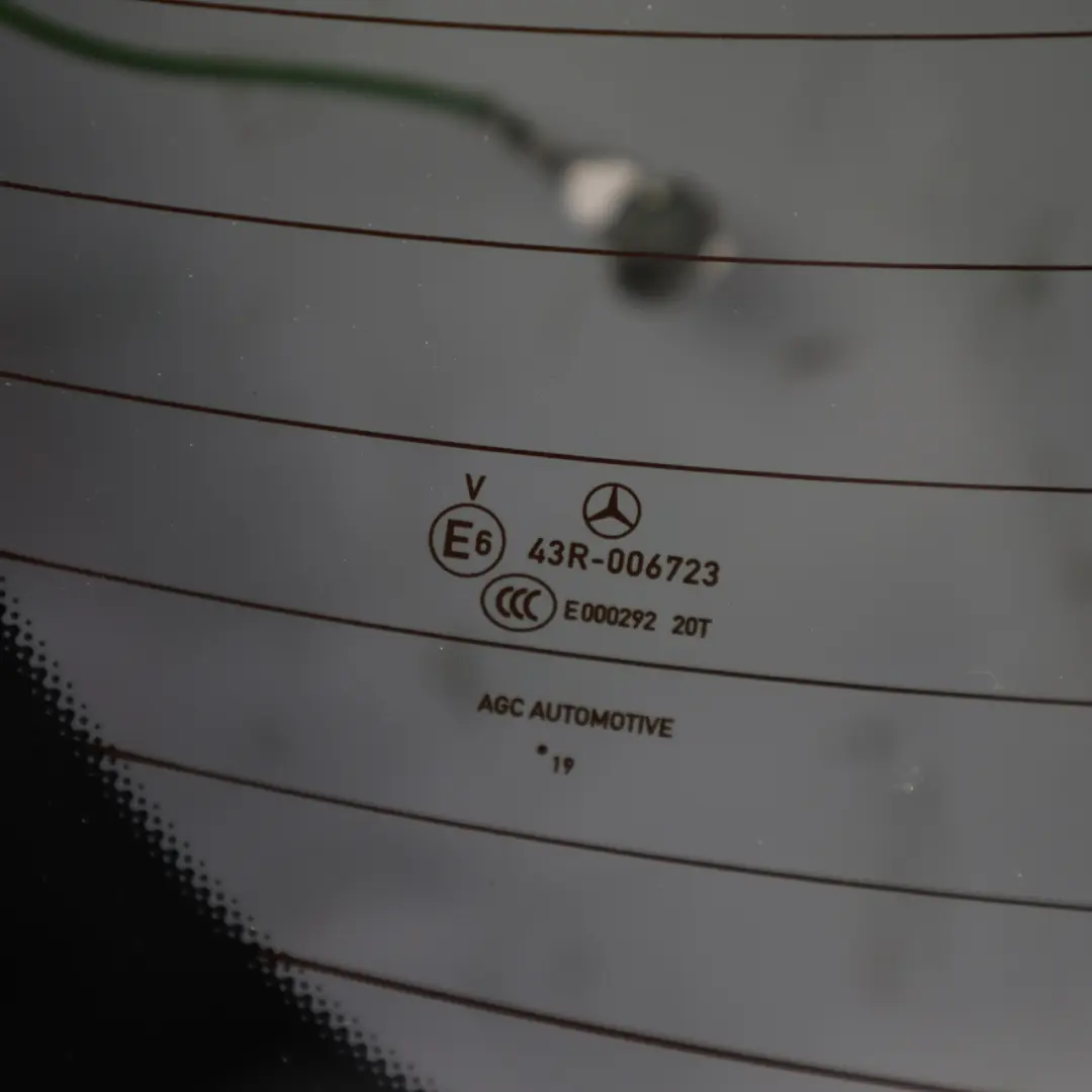 Window Boot Trunk Lid Glass Glazing Tinted A2056703601 to Mercedes C205 Rear with Part number A2056703801 Mercedes C205 Rear Window Boot Trunk Lid Glass Glazing Tinted A2056703601 - SKU A2056703801 - Part number A2056703801