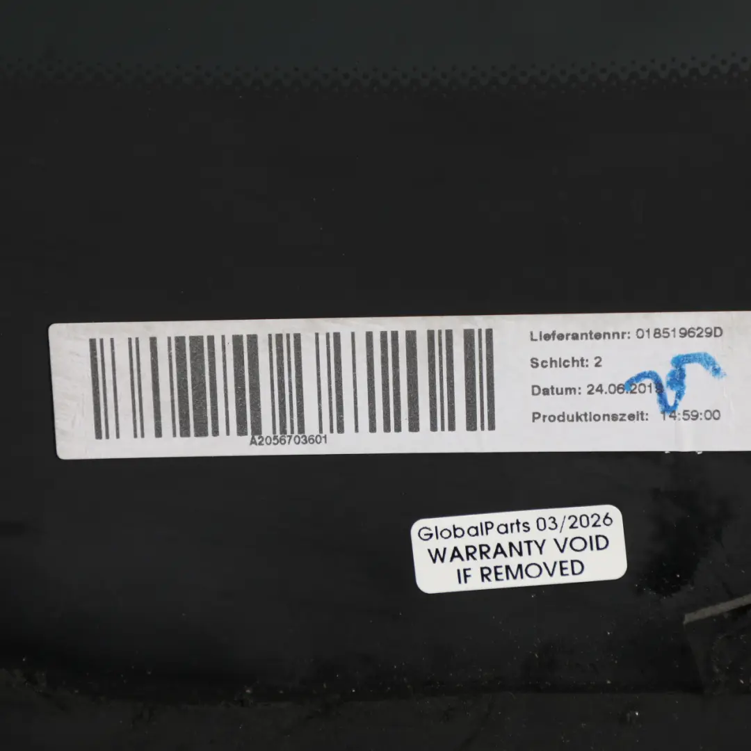 Mercedes C205 Rear Window Boot Trunk Lid Glass Glazing Tinted A2056703601 - SKU A2056703801 - Part number A2056703801