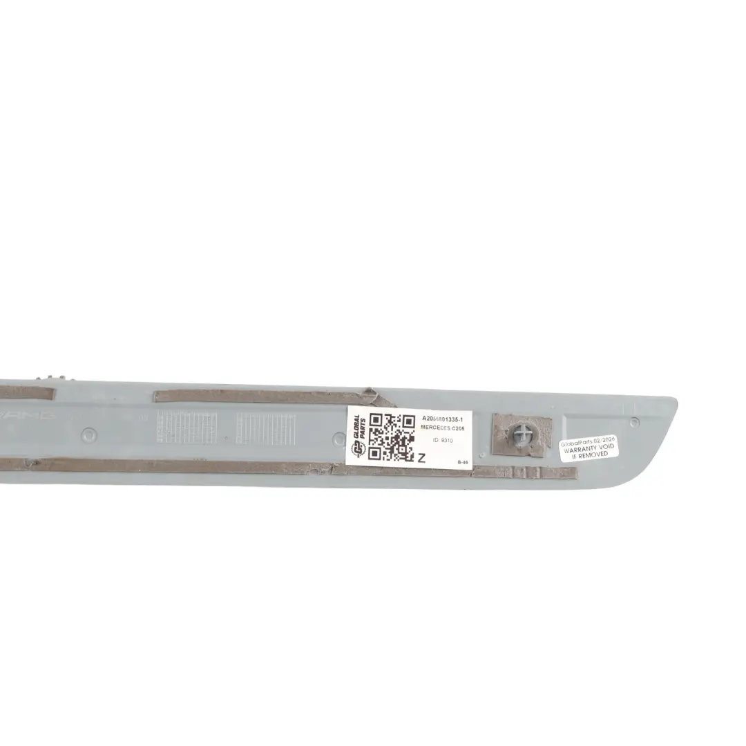 Side Skirt Front Right O/S Sill Strip Cover Panel to Mercedes C205 C238 with Part number A2056801335 Mercedes C205 C238 Side Skirt Front Right O/S Sill Strip Cover Panel - SKU A2056801335-1 - Part number A2056801335