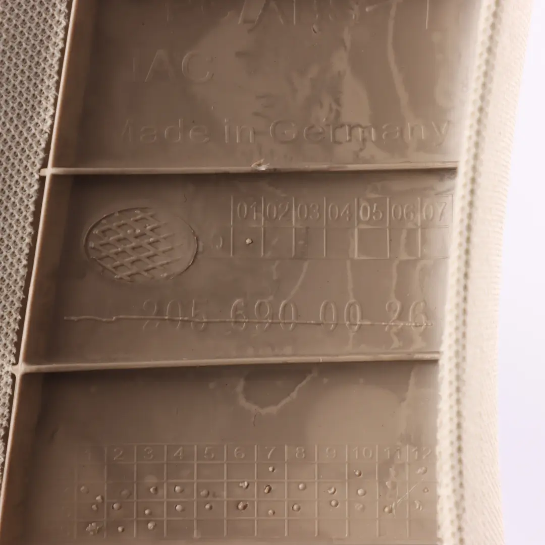 Trim Panel Pillar Lower B Column Left N/S to Mercedes W205 Cover with Part number A2056900026 Mercedes W205 Cover Trim Panel Pillar Lower B Column Left N/S - SKU A2056900026 - Part number A2056900026