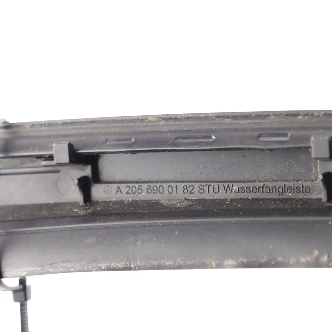 Mercedes W205 Roof Rail Strip Moulding Trim Strip Left N/S Black - SKU A2056900182-2 - Part number A2056900182