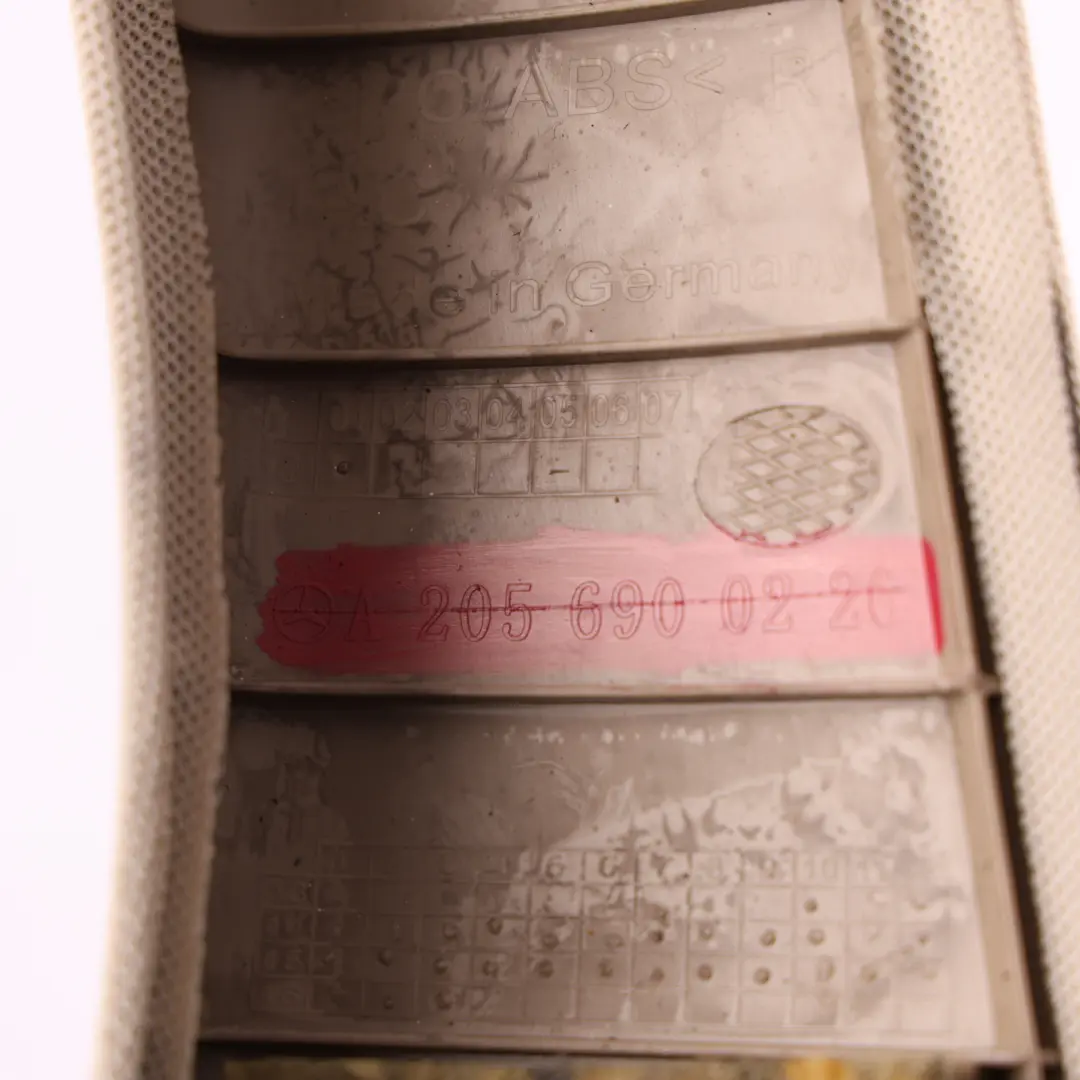 Mercedes W205 Column A-Pillar Trim Cover Panel Front Right O/S Beige - SKU A2056900226-1 - Part number A2056900226