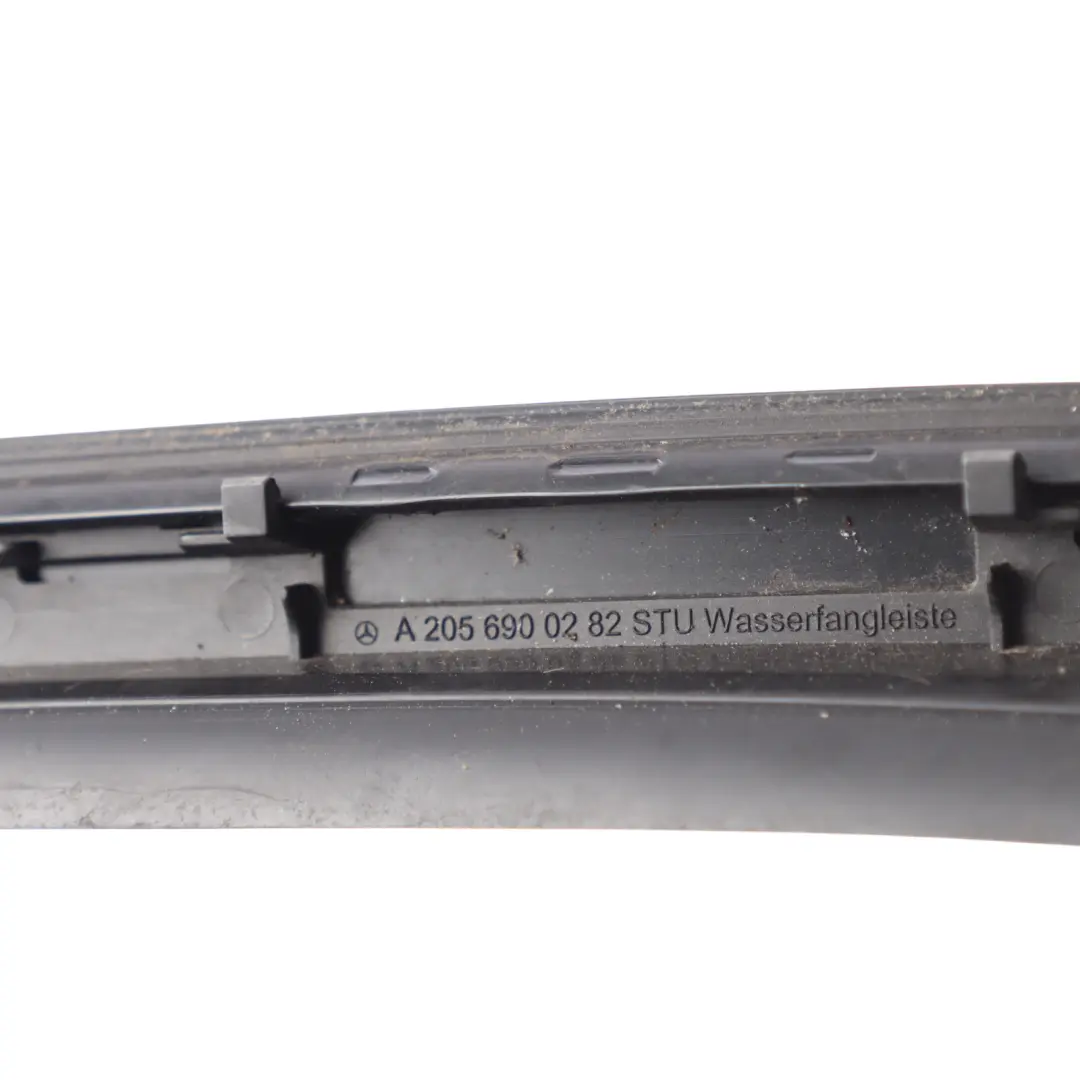 Roof Rail Strip Railing Moulding Strip Black Right O/S to Mercedes W205 with Part number A2056900282 Mercedes W205 Roof Rail Strip Railing Moulding Strip Black Right O/S - SKU A2056900282-1 - Part number A2056900282