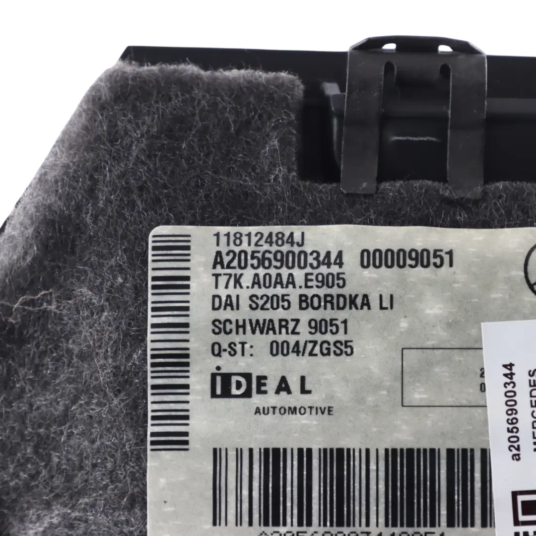 Mercedes S205 Coperchio Del Bagagliaio Pannello Copertura Sinistro - SKU A2056900344 - Numero di parte A2056900344