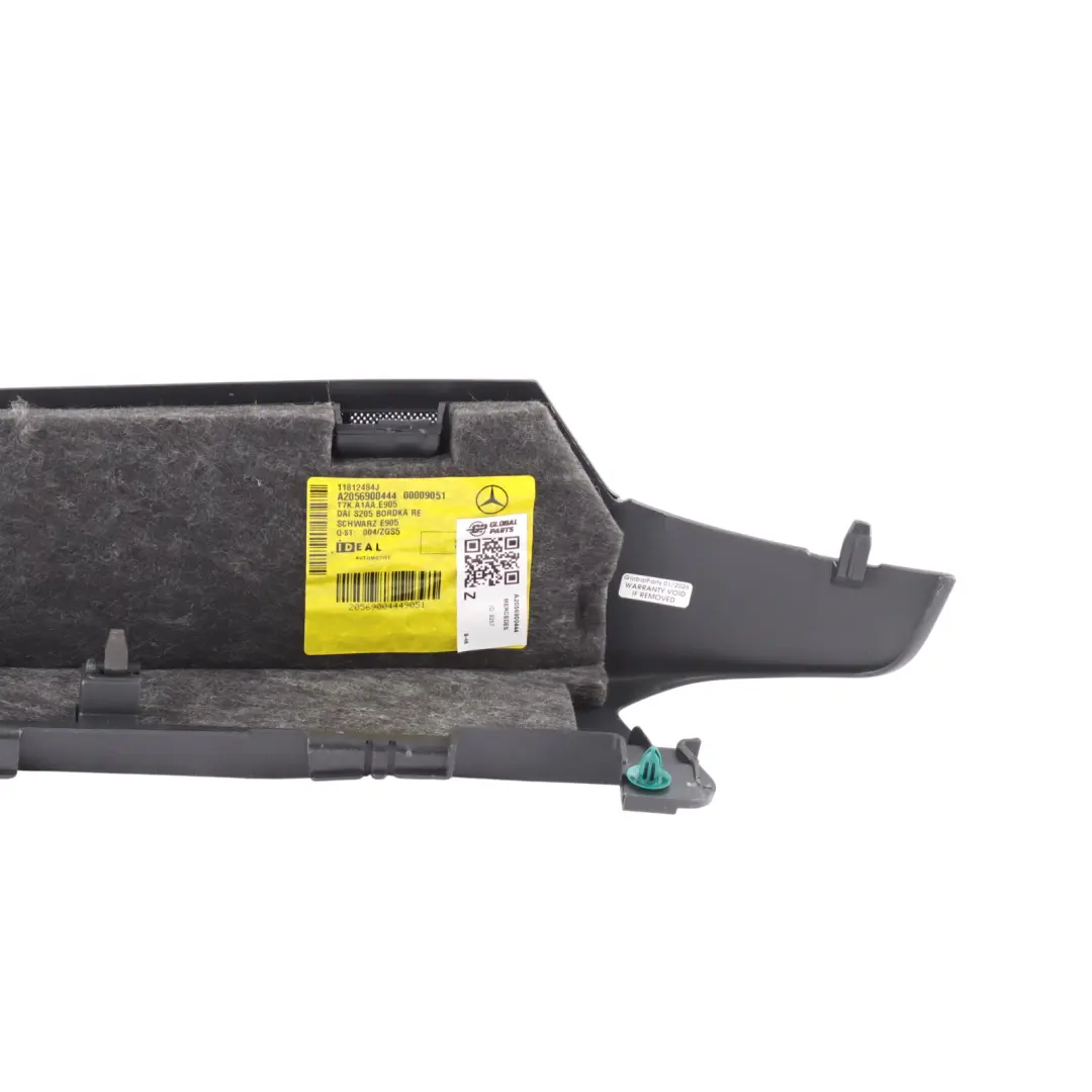 Mercedes S205 Boot Trunk Lid Trim Cover Panel Rear Right O/S - SKU A2056900444 - Part number A2056900444