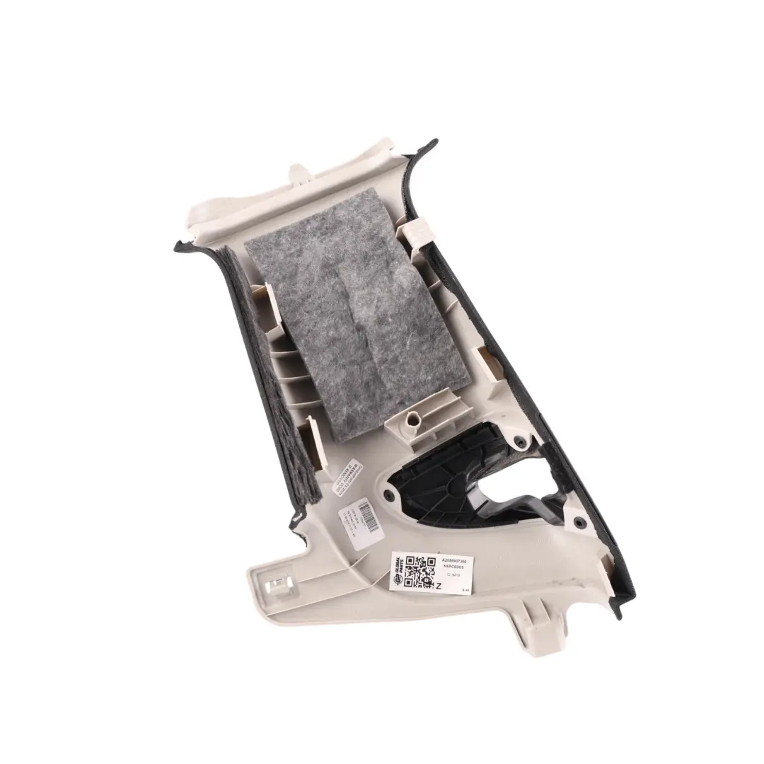 Mercedes C205 Cover B Pillar Rear Right O/S Column Trim Panel - SKU A2056907300 - Part number A2056907300