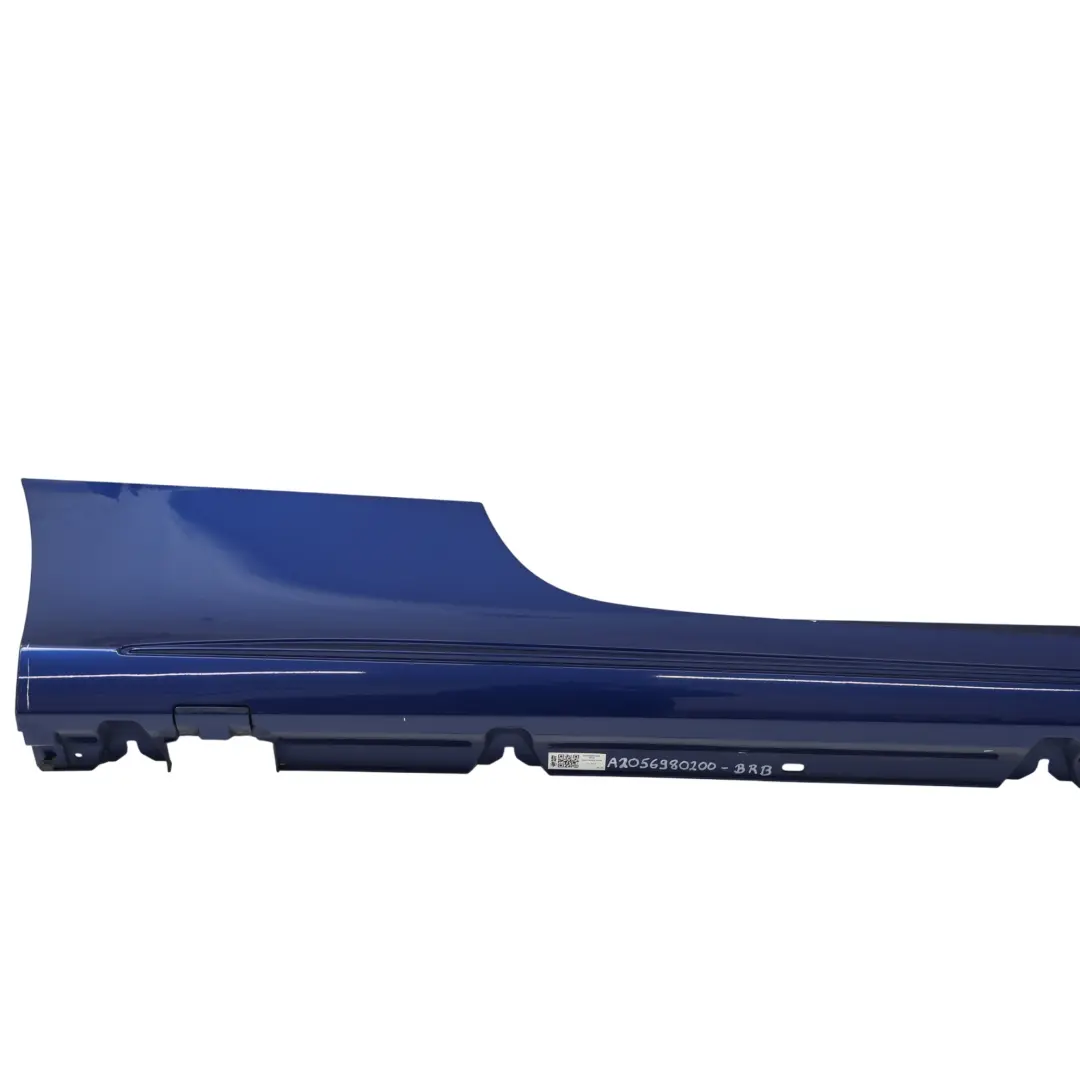 Minigonna Laterale AMG Destra Davanzale Porta Blu Brillante - 896 per Mercedes C205 con numero di parte A2056980200 Mercedes C205 Minigonna Laterale AMG Destra Davanzale Porta Blu Brillante - 896 - SKU A2056980200-BRB - Numero di parte A2056980200