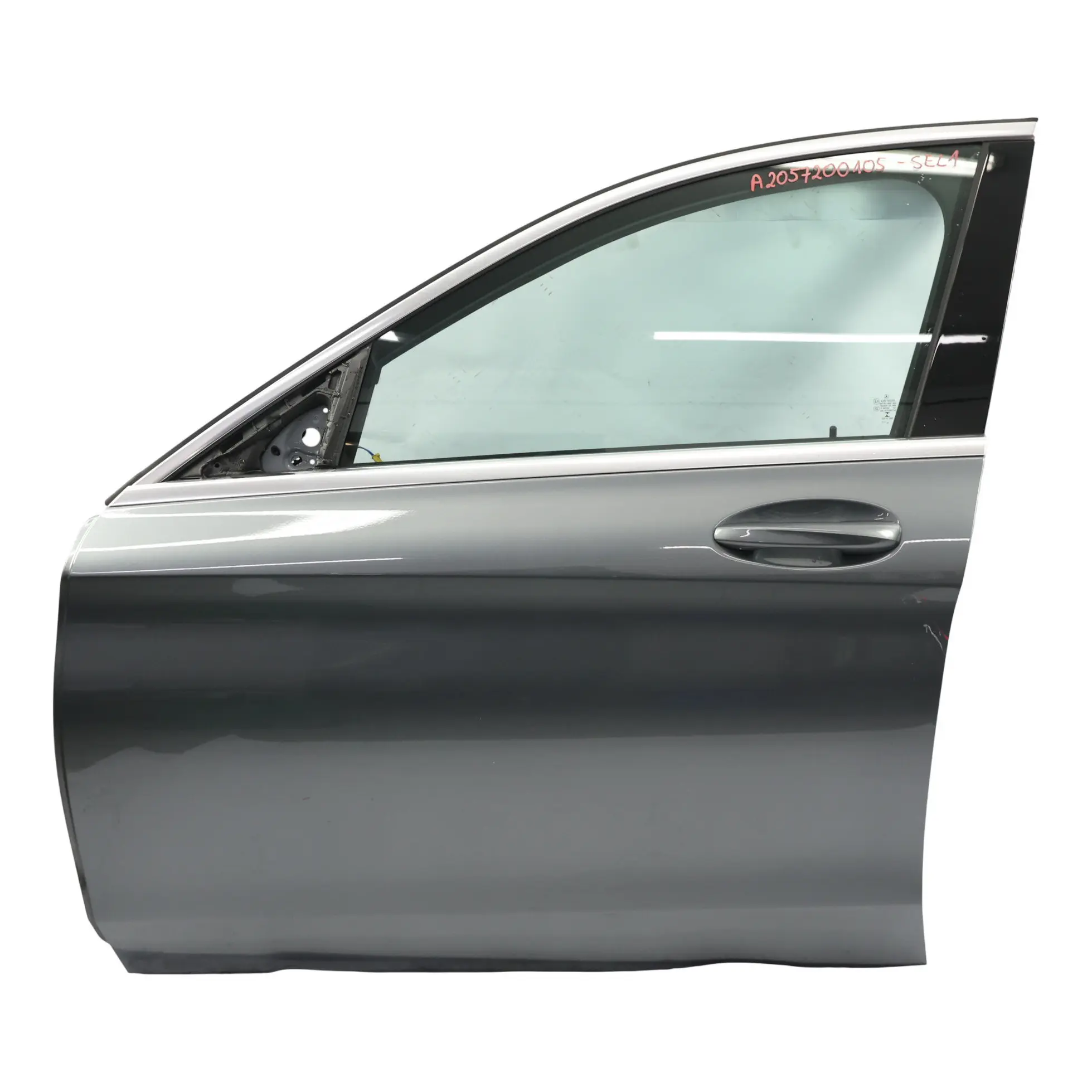 Mercedes W205 Door Front Left N/S Selenite Grey Metallic - 992