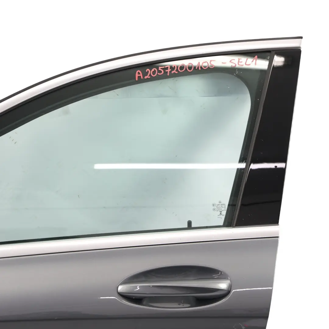 Mercedes W205 Puerta Delantera Izquierda Selenite Grey Gris Metalizado - 992 - SKU A2057200105-SEL1 - Número de pieza A2057200105