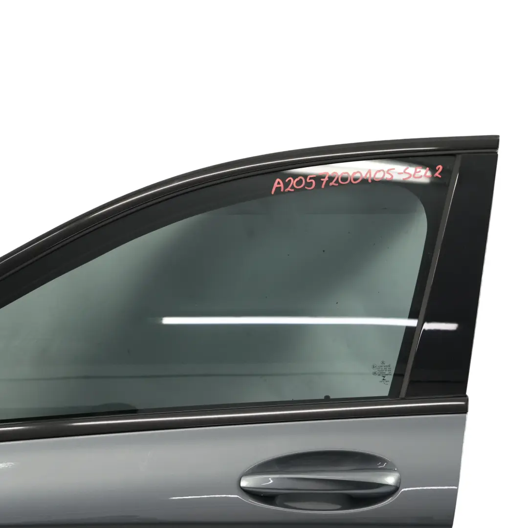 Mercedes W205 Drzwi Lewe Przednie Selenite Grey Szary Metalik - 992 - SKU A2057200105-SEL2 - Numer Części A2057200105